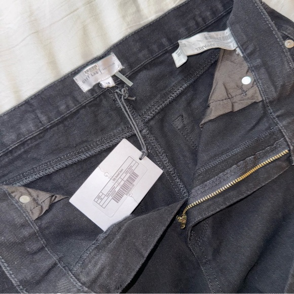NWT Grey Lab Black Side Slit Detail Jeans 28 - Picture 3 of 9